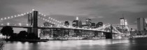  Murales Puente brooklyn blanco y negro