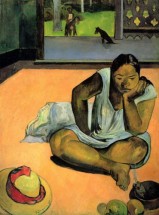  Murales Boudeuse Ou Le Silence De Paul gauguin