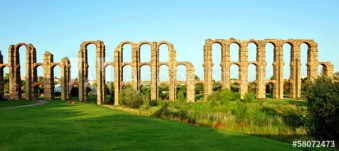  Murales Acueducto romano de los Milagros en Merida