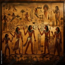  Murales Papiro con motivos egipcios Egipto