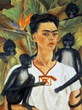  Murales Autorretrato con monos Frida Kahlo