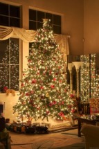  Murales árbol de navidad brillante